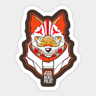 Star Fox Rebel Pilot Sticker